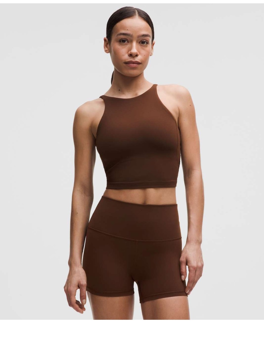 Lululemon Align Twist Back Tank Top in Lava Cake, Size 6 / Light support C/D
